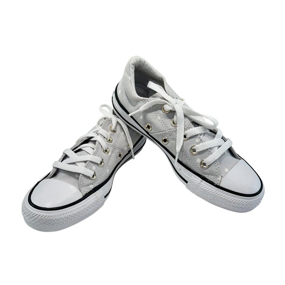 Converse All Star Polka Dot Low Top Sneakers Women's Size‎ 5 Gray White